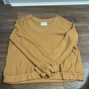 Mustard colored sweater